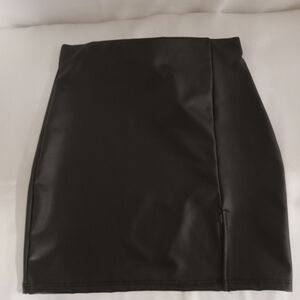 Chocolate U.S.A -  Faux Leather Mini skirt